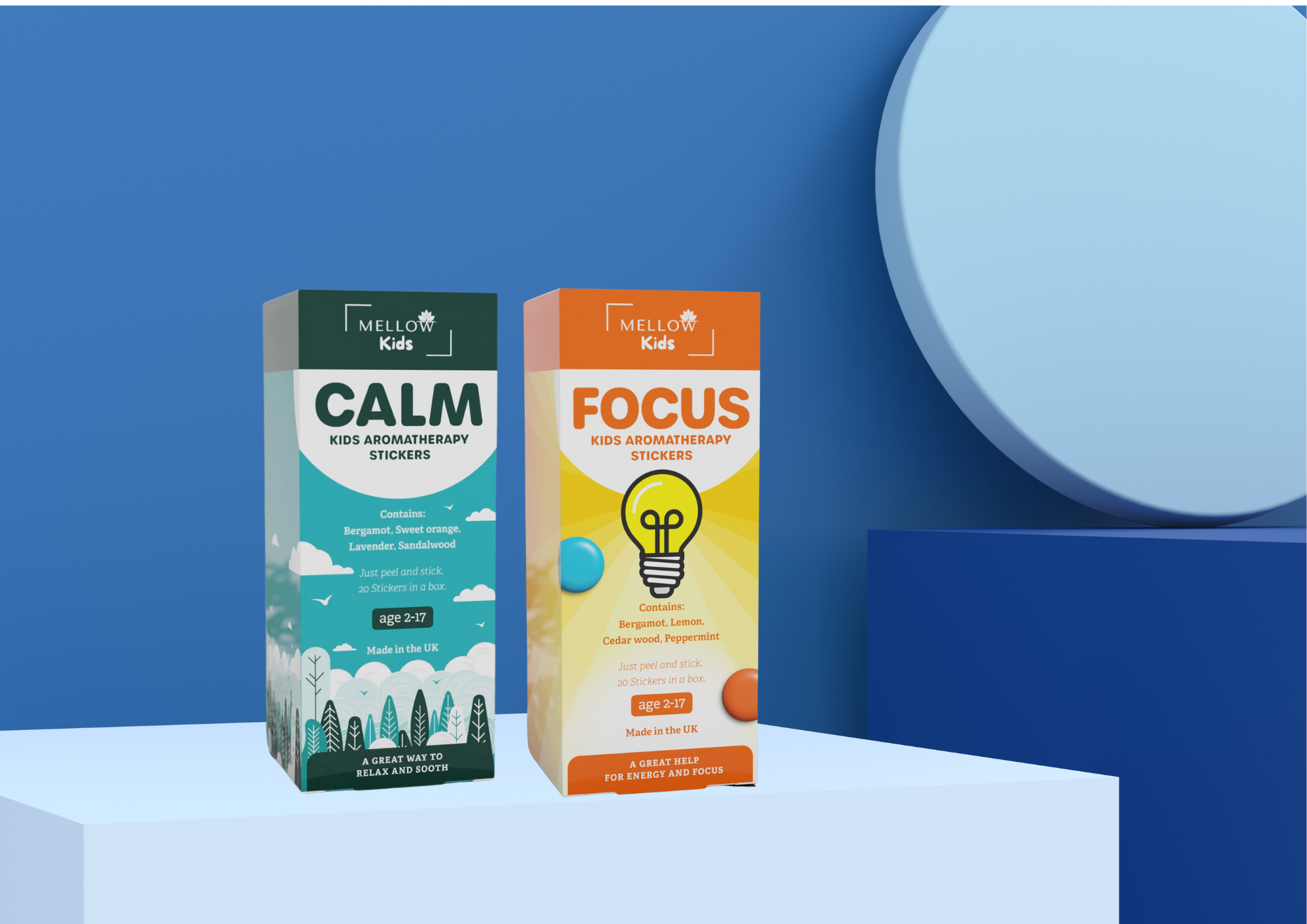 KIDS STICKERS: Calm and Focus Bundle (60 STICKERS)